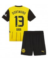 Borussia Dortmund Pascal Gross #13 Kotipaita Lasten 2024-25 Lyhythihainen (+ shortsit)